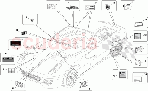 Part Diagram for Ferrari 269540