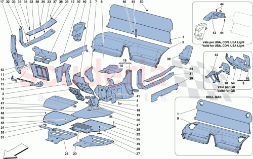 Part Diagram for Ferrari 86138800