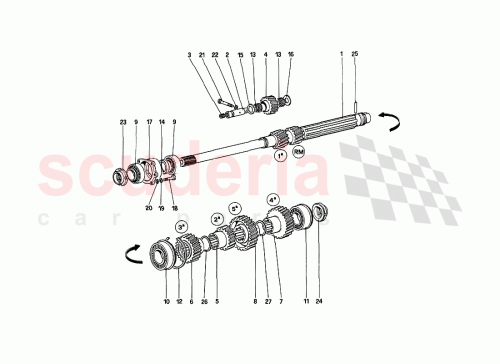 Part Diagram for Ferrari 122724