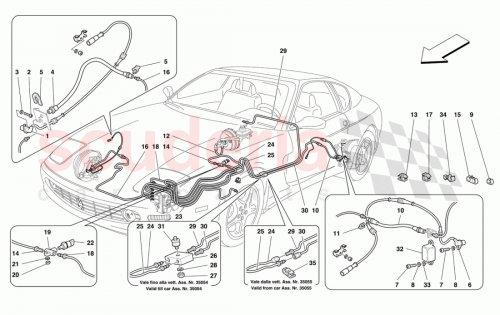 Part Diagram for Ferrari 178480
