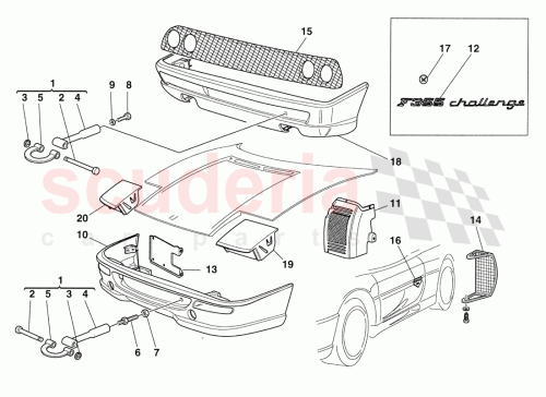 Part Diagram for Ferrari 64100410