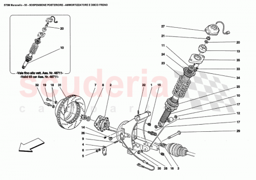 Part Diagram for Ferrari 190996