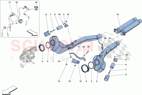 Part Diagram for Ferrari 330420