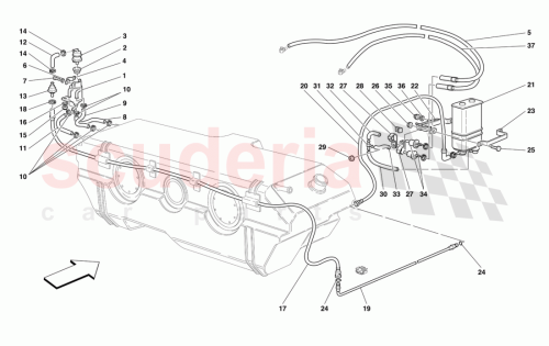 Part Diagram for Ferrari 155779