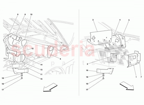 Part Diagram for Ferrari 67086600
