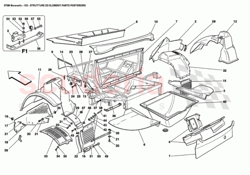 Part Diagram for Ferrari 64711600