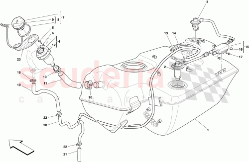 Part Diagram for Ferrari 248259