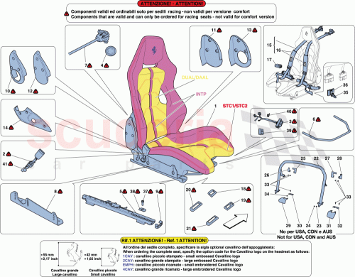 Part Diagram for Ferrari 83488212