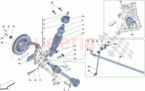 Part Diagram for Ferrari 301126