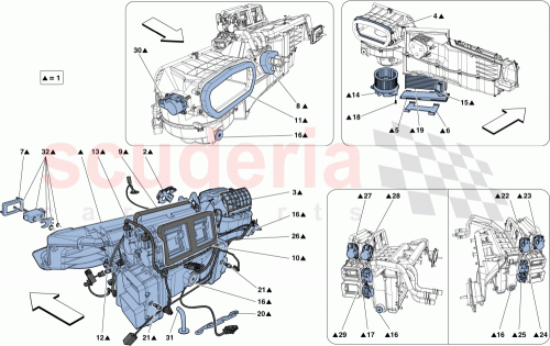 Part Diagram for Ferrari 86913600