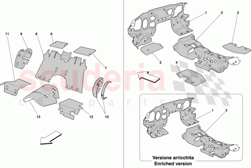 Part Diagram for Ferrari 67157100
