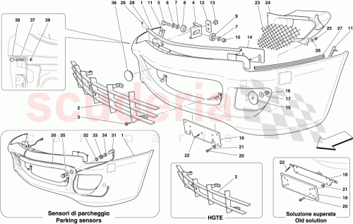 Part Diagram for Ferrari 69241000