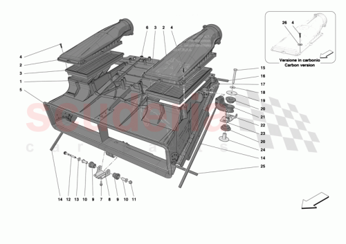 Part Diagram for Ferrari 016286124