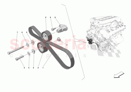 Part Diagram for Ferrari 923826