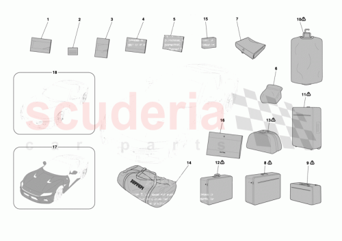 Part Diagram for Ferrari 914941