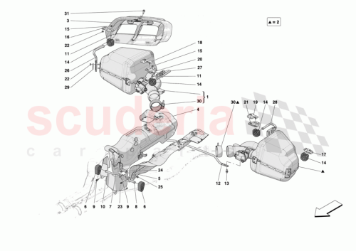 Part Diagram for Ferrari 55006175