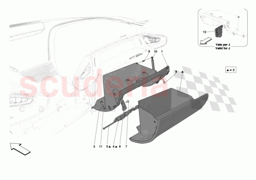 Part Diagram for Ferrari 000820395