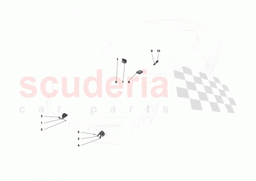 Part Diagram for Ferrari 821453