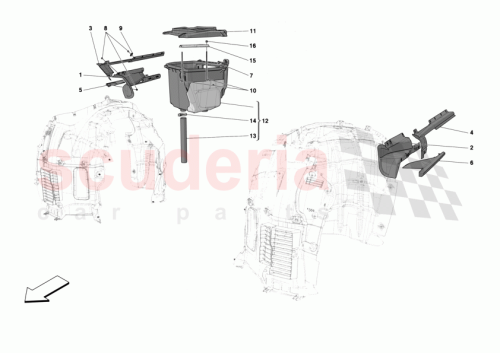 Part Diagram for Ferrari 55016276