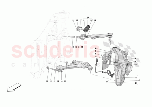 Part Diagram for Ferrari 55001114