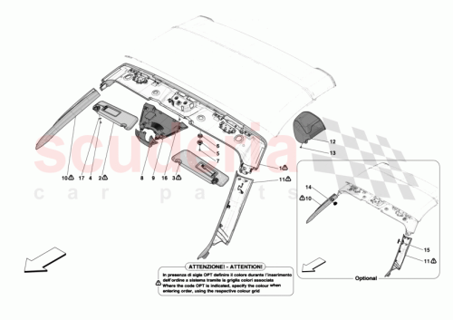Part Diagram for Ferrari 055037612
