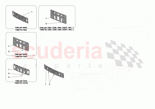 Part Diagram for Ferrari 911230
