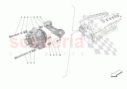 Part Diagram for Ferrari 946968