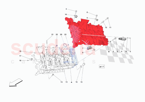 Part Diagram for Ferrari 950362