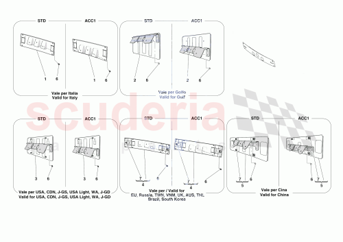 Part Diagram for Ferrari 890175
