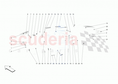 Part Diagram for Ferrari 967402