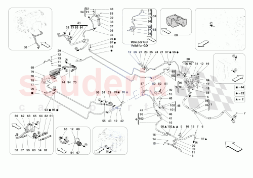 Part Diagram for Ferrari 905700