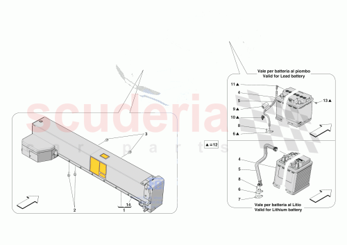 Part Diagram for Ferrari 949042