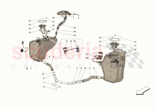 Part Diagram for Ferrari 894321
