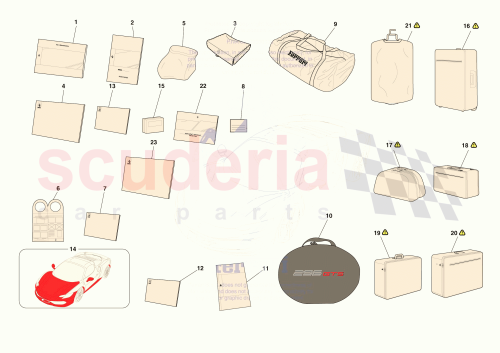 Part Diagram for Ferrari 943391