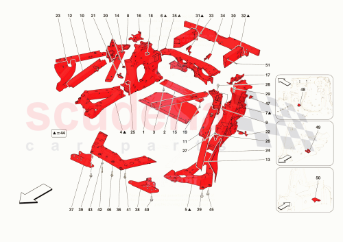 Part Diagram for Ferrari 802744