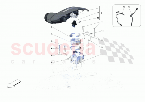 Part Diagram for Ferrari 000801824