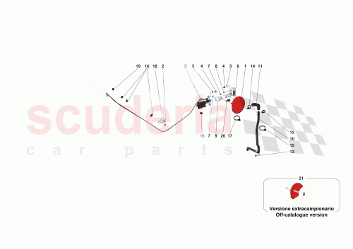 Part Diagram for Ferrari 70006824