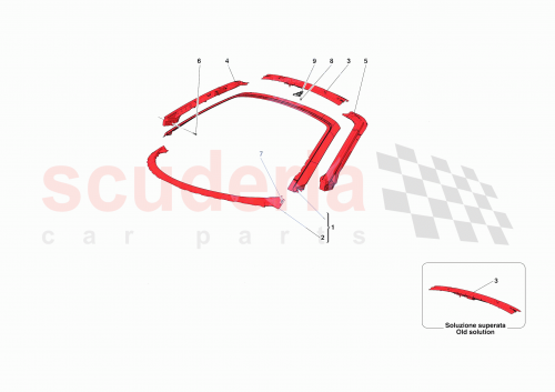 Part Diagram for Ferrari 911951