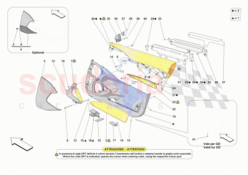 Part Diagram for Ferrari 70006411
