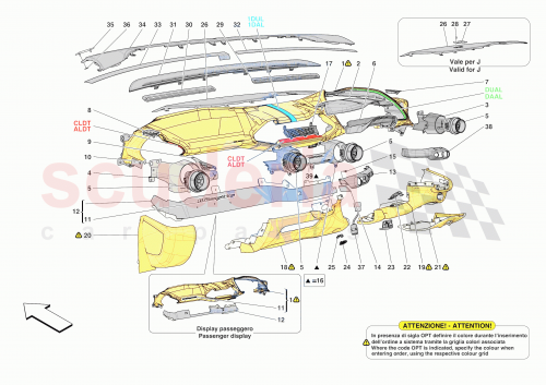 Part Diagram for Ferrari 741770