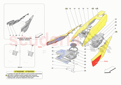 Part Diagram for Ferrari 964834