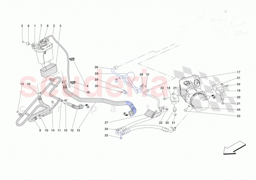 Part Diagram for Ferrari 871100