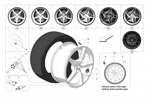 Part Diagram for Ferrari 70006938