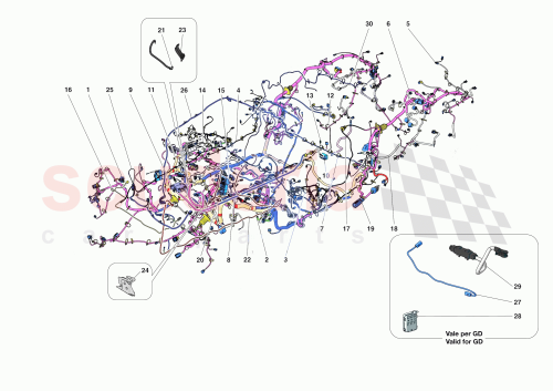 Part Diagram for Ferrari 958611