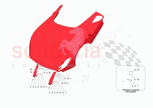 Part Diagram for Ferrari 874464