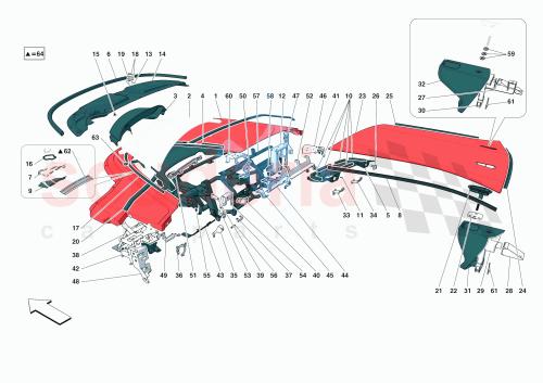 Part Diagram for Ferrari 923028