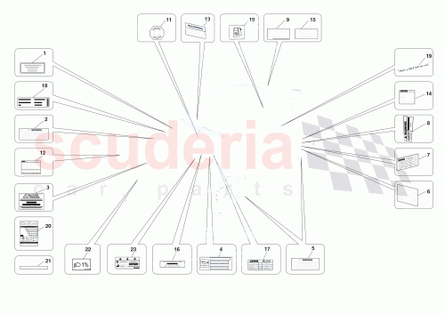 Part Diagram for Ferrari 790611