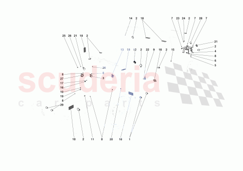 Part Diagram for Ferrari 790521