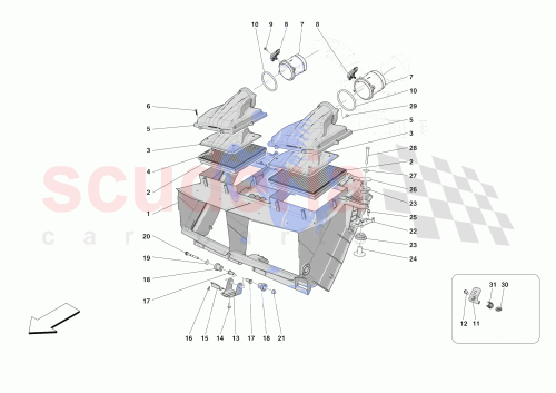 Part Diagram for Ferrari 333233