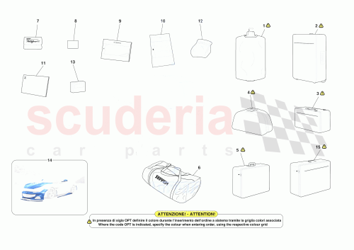 Part Diagram for Ferrari 967714